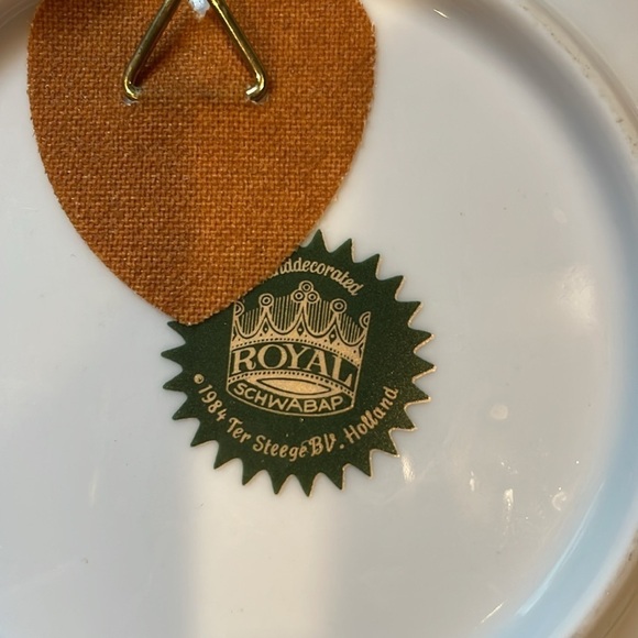 Royal Schwabap 1984 Ter Steege BV. Holland 5” Wall‎ plates - Picture 10 of 10